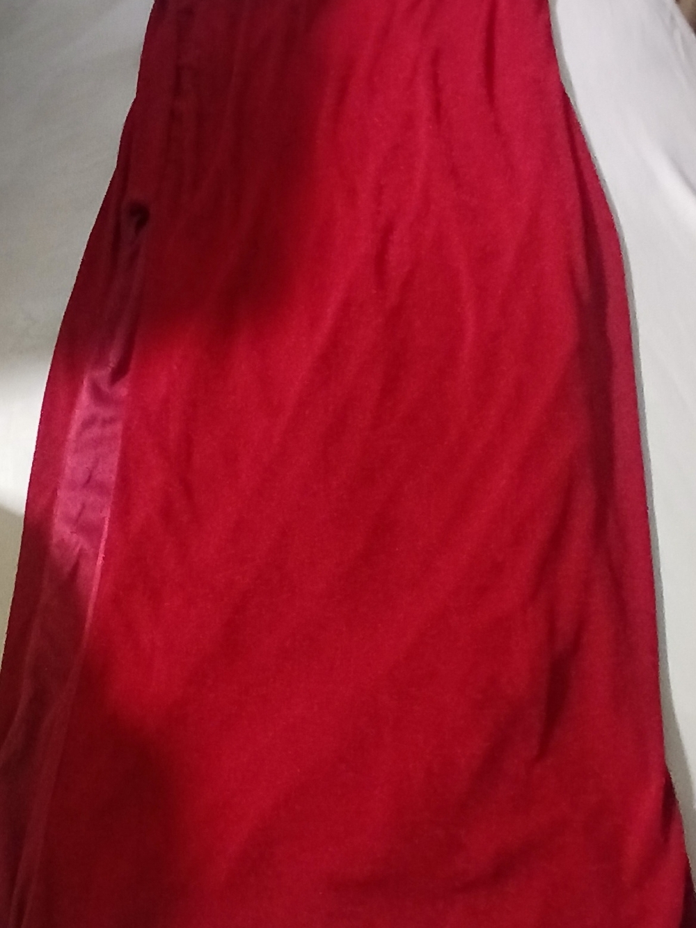 Fashion Nova Strapless Red Dress